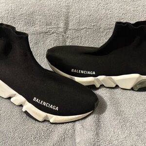 Balenciaga Black Speed Trainers